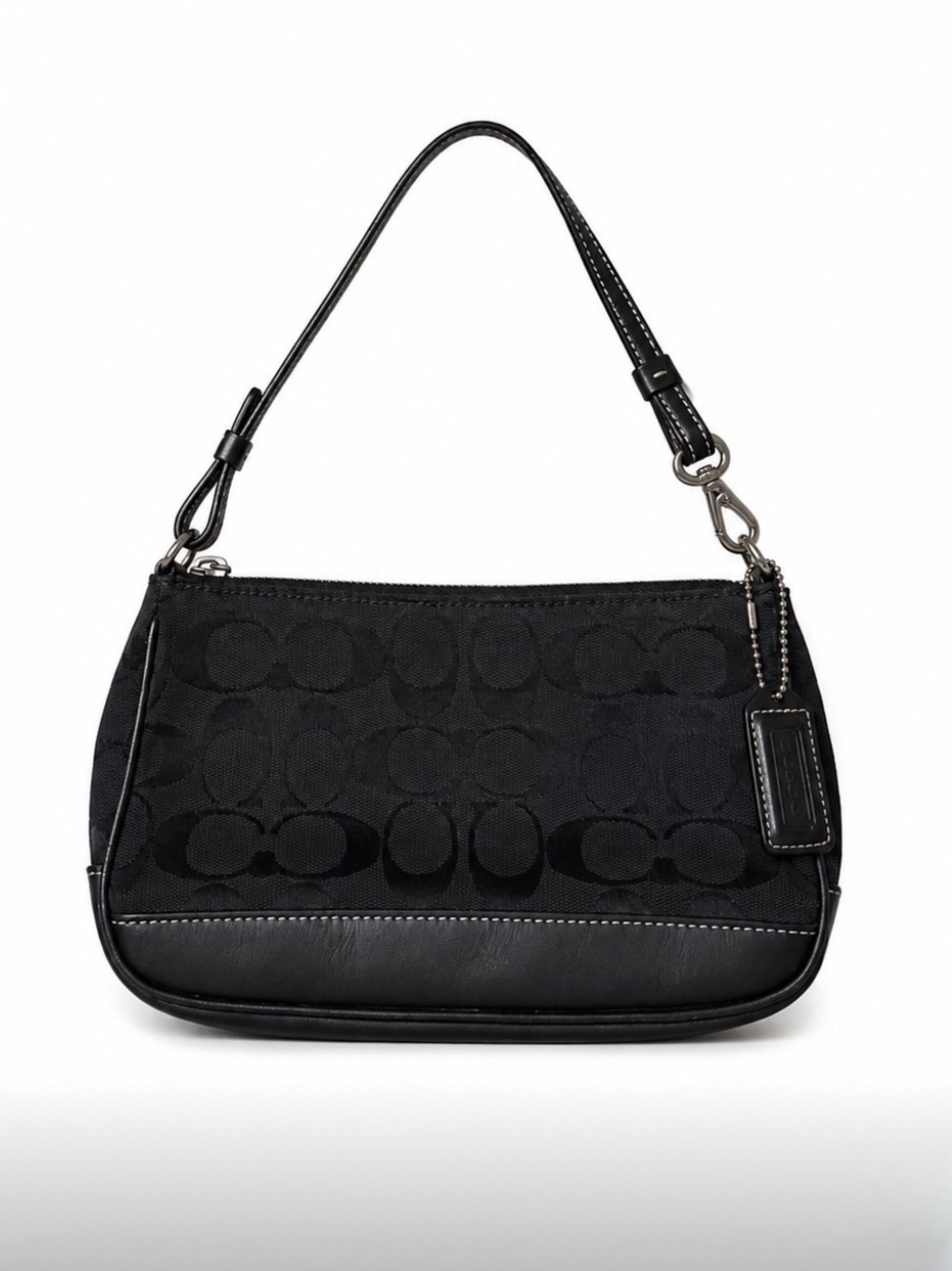 Coach 6094 Black Signature C Demi Shoulder Bag